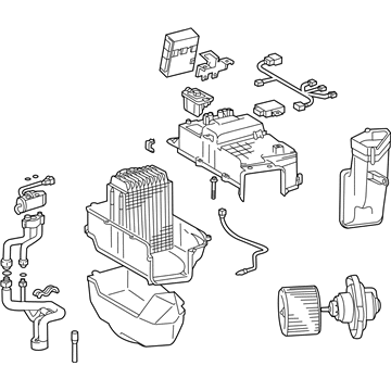 Toyota 87030-60022 Evaporator Assembly