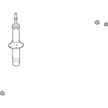 Infiniti E6110-5CB1A Shock Absorber Kit-Front