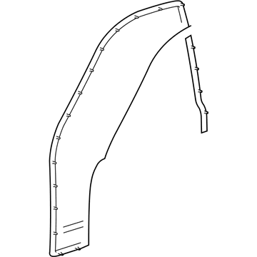 Ford 2W1Z-5420531-AA Weatherstrip