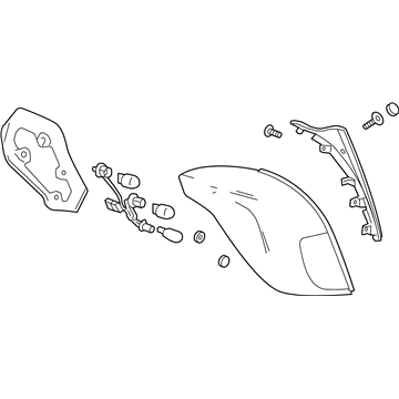 GM 42750551 Tail Lamp Assembly