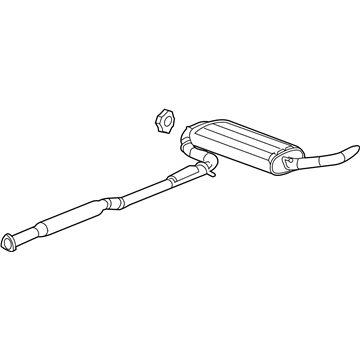 GM 15286603 Muffler W/Tailpipe