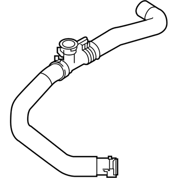 Nissan 21501-6CA0A Hose-Top