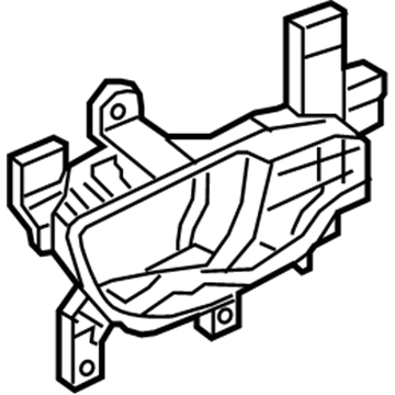 Honda 72160-TLA-A01ZB Handle Assembly, Driver Side Inside (High Gloss Silver)