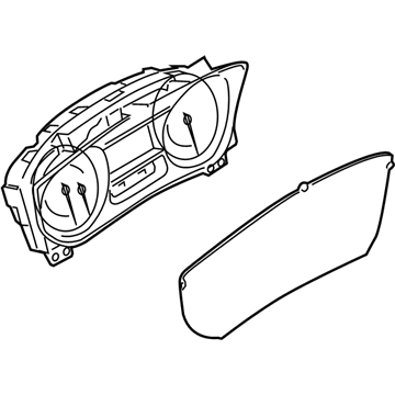 Ford JB5Z-10849-EA Cluster Assembly