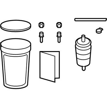 Ford XC3Z-7B155-F Filter Assembly