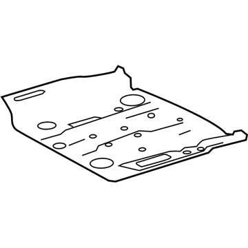 Lexus 58311-53040 Pan, Rear Floor