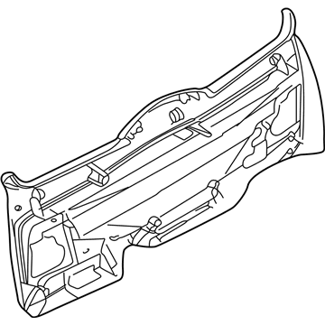 BMW 51-49-8-259-951 Lower Tail Lid Trim Panel