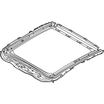 BMW 54-10-9-466-553 FRAME SLIDING-LIFTING ROOF