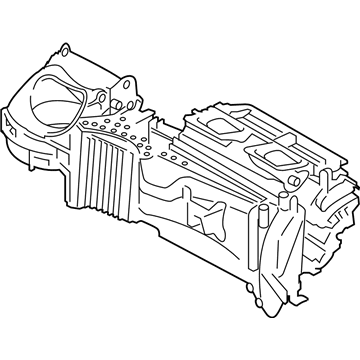 BMW 64-11-9-237-548 Empty Housing For Heater/Air Condit.Unit