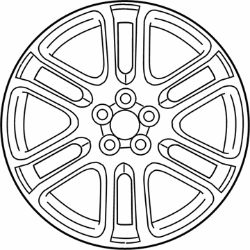 Toyota 42611-21200 Wheel, Alloy