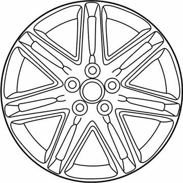 Toyota 42611-21300 Wheel, Alloy