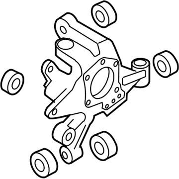 Nissan 43018-JA000 Housing Assy-Rear Axle, RH