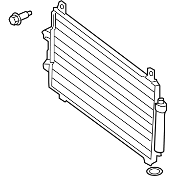 Infiniti 92100-9PS0A Condenser & Liquid Tank Assy