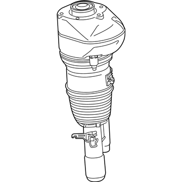 BMW 37-10-7-915-942 AIR SPRING STRUT, FRONT RIGH