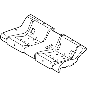 Ford 6R3Z-76600A88-A Seat Cushion Pad