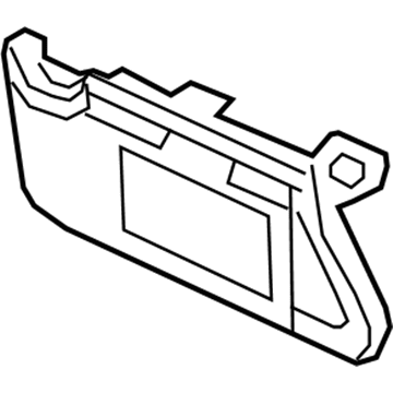 Nissan 96400-3TA0A Right Sun Visor Assembly