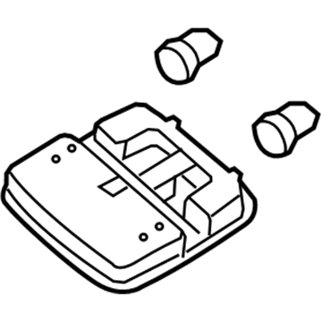 Hyundai 92810-3K000-QS Overhead Console Lamp Assembly