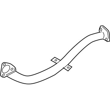 Nissan 20010-7Z001 Exhaust Tube Assembly, Front