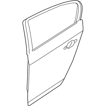 BMW 41-51-7-482-277 Door Rear Left