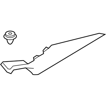 Hyundai 85865-3N200-SH Trim Assembly-Rear Pillar Upper RH