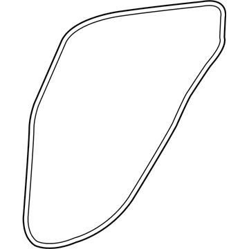 Infiniti 82830-5DA1A WEATHERSTRIP-Rear RH