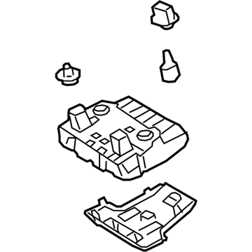 Toyota 81208-47260-B0 Map Lamp Assembly