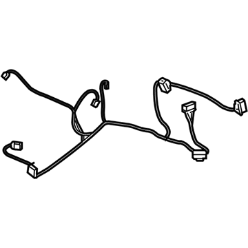 GM 15255596 Harness Asm-A/C Control & Module Wiring