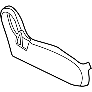 Infiniti 87330-CG002 Finisher Assy-Cushion, Front Seat RH