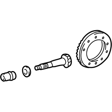 Lexus 41201-80567 Final Gear Kit, Differential