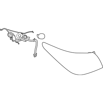 Infiniti 26550-4HB0C Combination Lamp Assy-Rear, RH