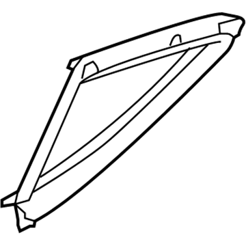 Nissan 82272-3BA0A WEATHERSTRIP - Rear Corner, RH