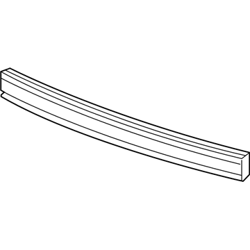 Mopar 57010462AC Beam-Rear Bumper
