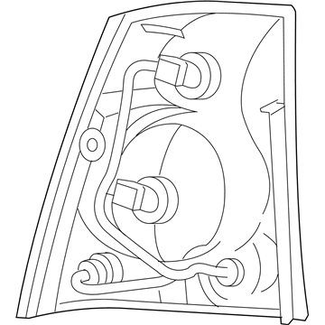 Mopar 5103331AA Lamp-Tail Stop Turn SIDEMARKER