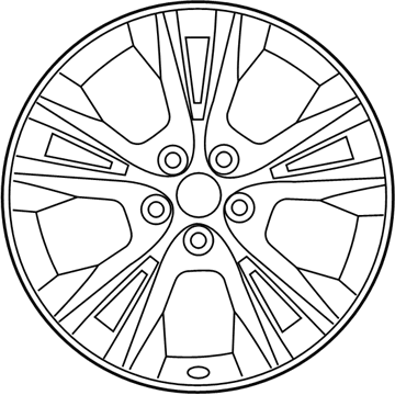 Toyota 42611-0E440 Wheel, Alloy