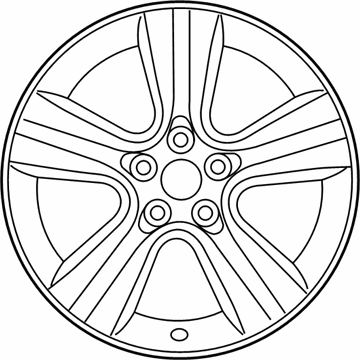 Toyota 4260D-0E020 Wheel, Alloy