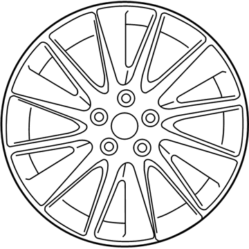 Toyota 42611-0E610 Wheel, Alloy