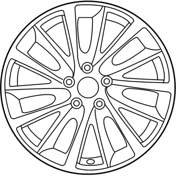 Toyota 42611-0E450 Wheel, Alloy