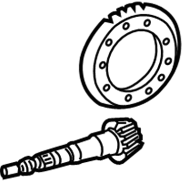 Mopar 5136156AA Gear Kit-Ring And PINION