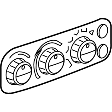 Mopar 55057078AB Air Conditioner And Heater Control