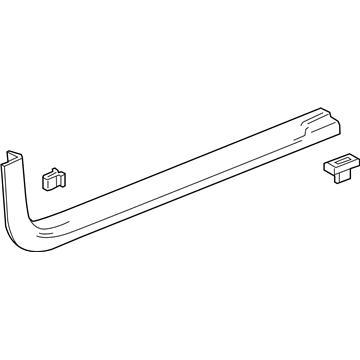 GM 84339480 Molding Asm-Front Side Door Sill Garnish *Black