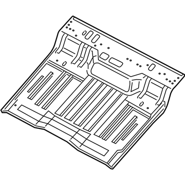 Mopar 68276375AD Pan-Rear Floor