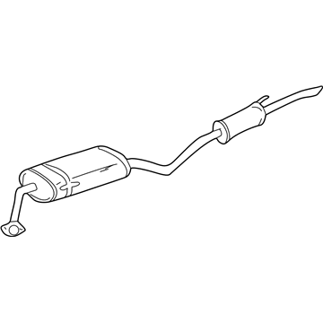 Toyota 17430-0A121 Muffler & Pipe