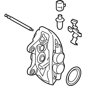 BMW 34-11-6-799-465 Driver Side Brake Caliper Front