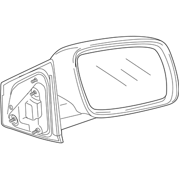 Mopar 1CE281W1AC Outside Rear View Mirror