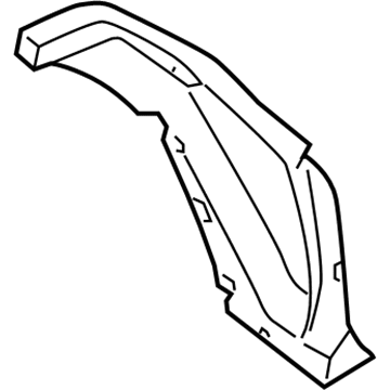 Kia 868212F000 Guard Assembly-Rear Wheel