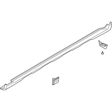 Hyundai 87751-K2000-CA Moulding Assembly-Side Sill, LH