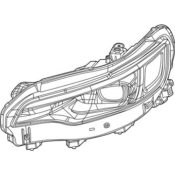 Mopar 68275945AH Headlamp Left