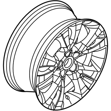 Ford BG1Z-1007-A Wheel, Alloy