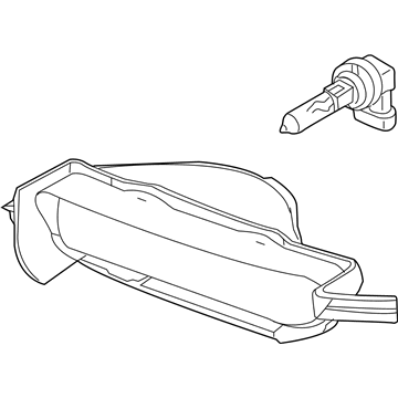 Ford 3W1Z-15200-AC Fog Lamp