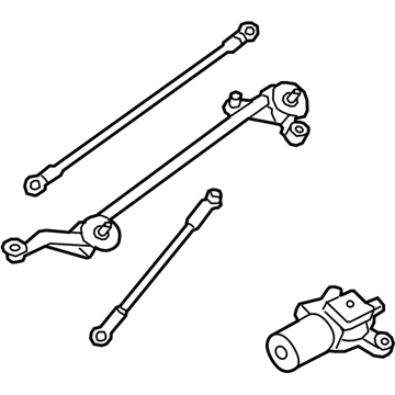 Nissan 28800-3LM0A Drive Assy-Windshield Wiper